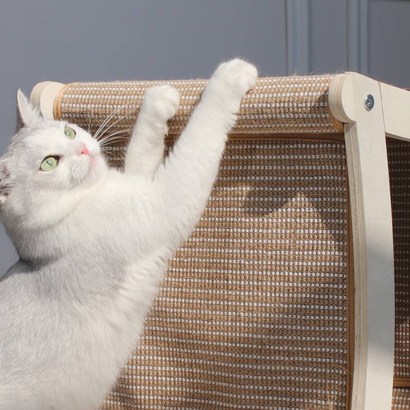 2-in-1 Double-Layer Cat Bed Sisal Scratcher